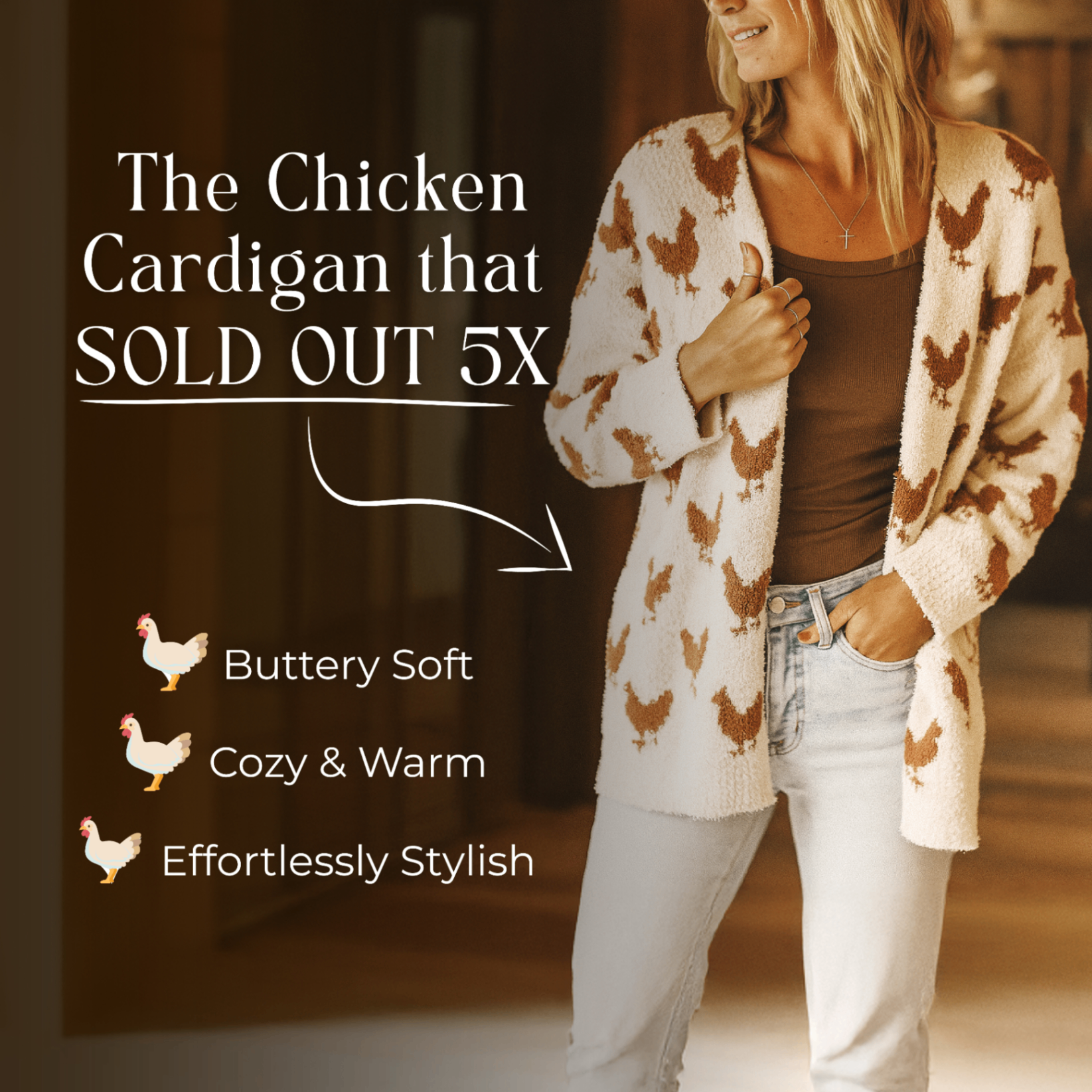 American Farm Co. — Meta · Chicken Cardigan